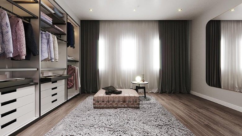 Thảm trải sàn đẹp cho phòng thay đồ - Sản phẩm trang trí nội thất sang trọng