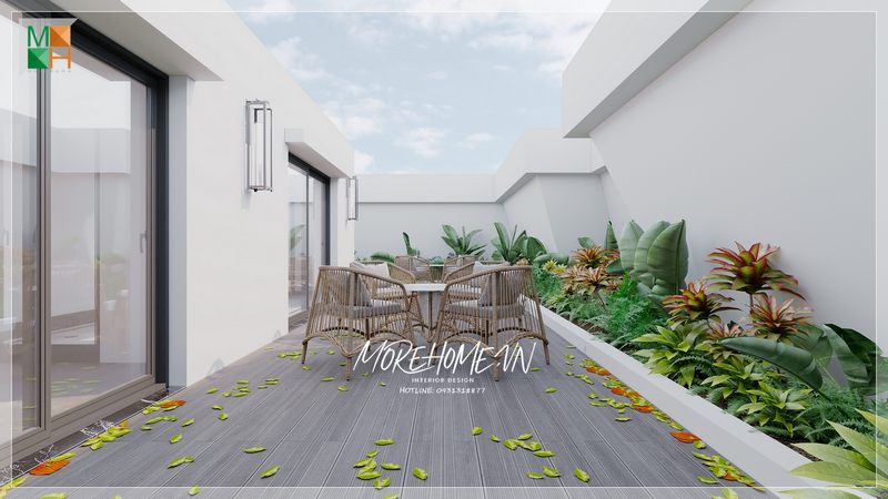 Tham khảo ngay mẫu thiết kế sân thượng thoáng mát sang trọng mà đẹp ngây ngất vạn người mê.