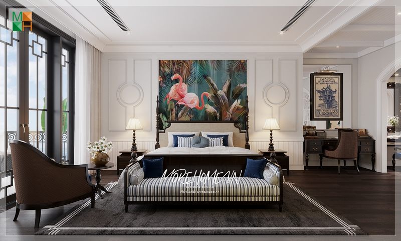 Bàn trang trí với đường nét thiết kế ấn tượng góp phần mang tới không gian sống tốt và chất lượng cho mọi người trong gia đình.